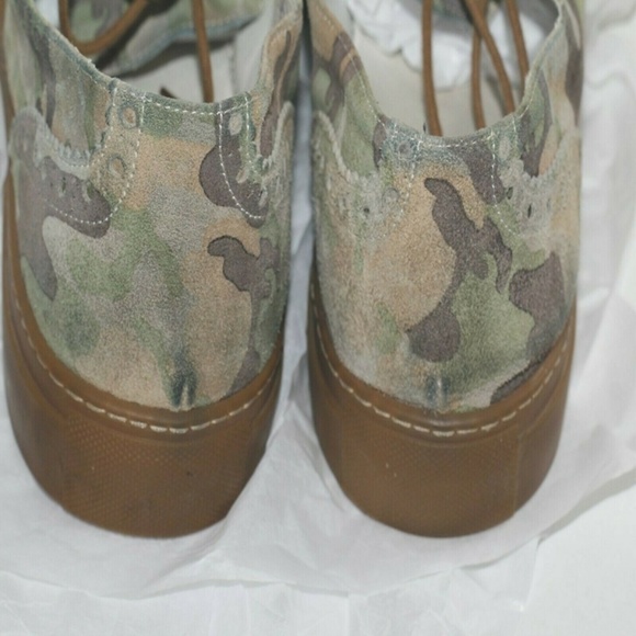 Mens Del Toro Mens Camo Fashion suede oxfords 13 main image 5